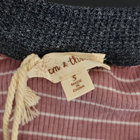 Hem & Thread Long Sleeve Raglan Super Soft and Stretchy Top - Picture 5 of 6